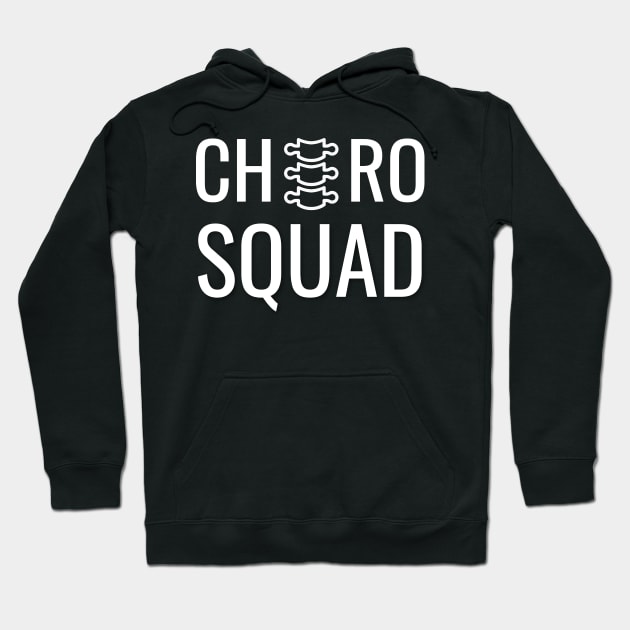 Chiro Squad, Back Spine Subluxation Chiropractor, Chiropractic Hoodie by NooHringShop